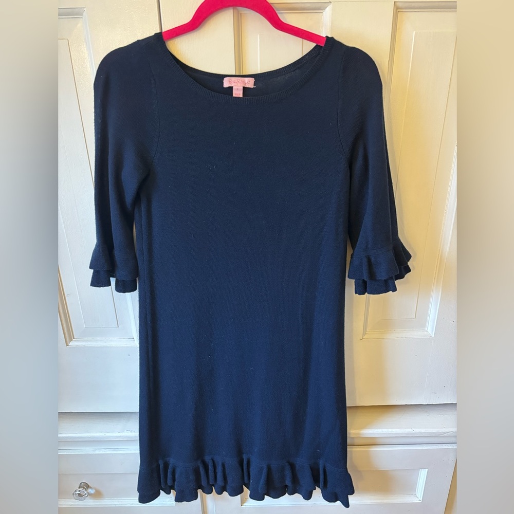 Lilly Pulitzer Ruffled Sweater Dress - Picture 2 of 3